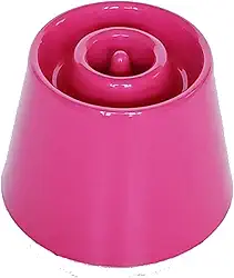 Comedouro Funcional Lento e Alto Dog Eat Pink Tamanho P para Cães
