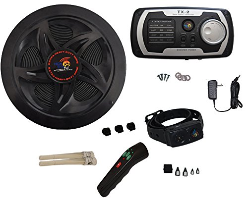 High Tech Pet Humane Contain HC-8000 Electronic Dog Fence Ultra System and PT-2 Pro Trainer Plus Sonic Cat & Dog Trainer Combo