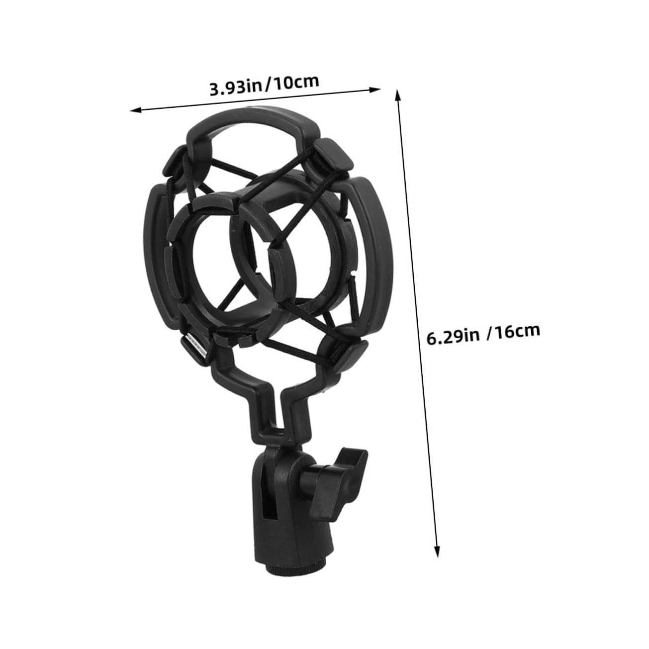 ifundom 4pcs Microphone Shock Mount Vibration Suspension Clip Holder for Compatibility for Recording Streaming and Broadcasting with Enhanced Audio Clarity