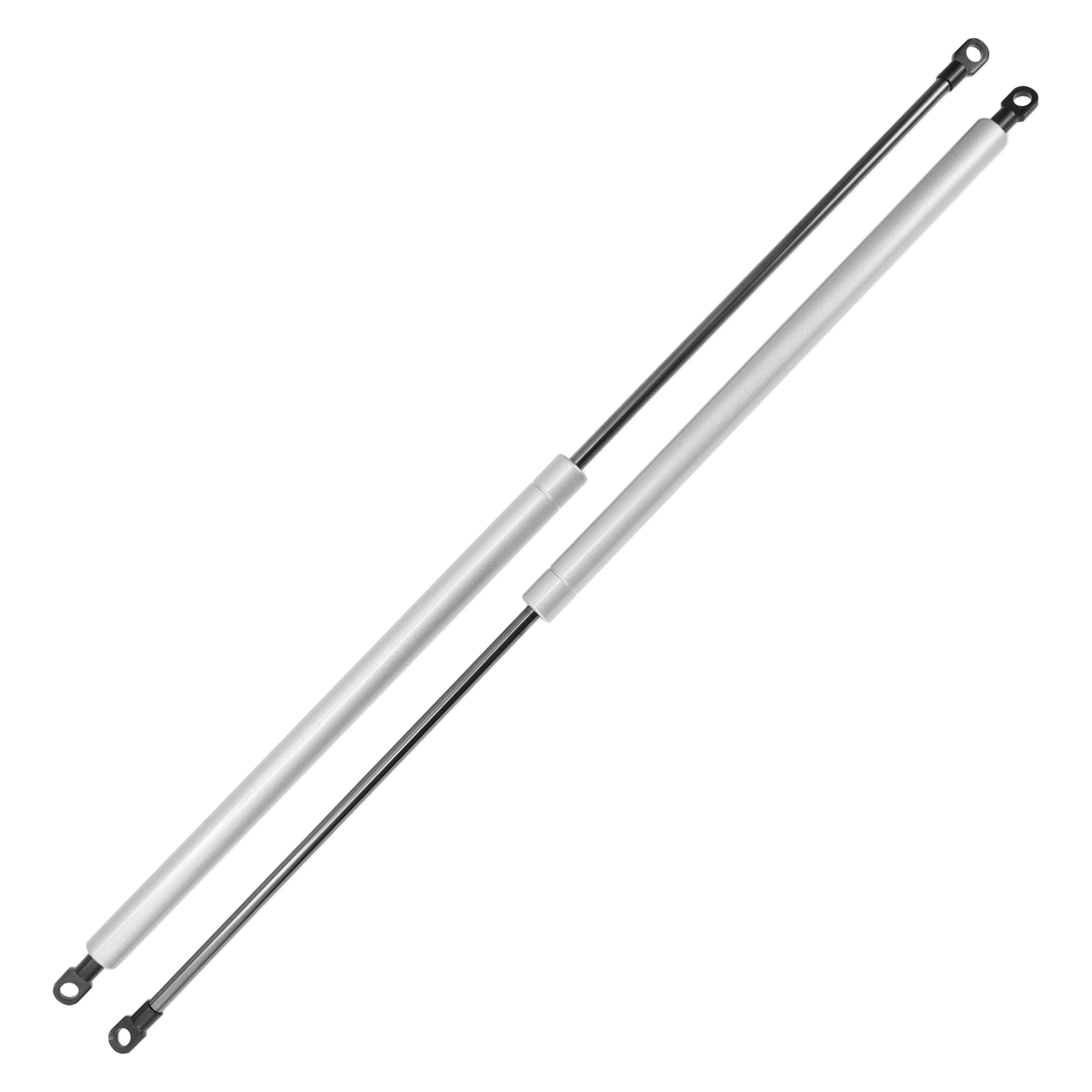 Motoforti Pistoni A Gas 200N Tono Argento 2 Pezzi Per Cofano Auto E Armadio | 600mm/23.62" 200N Acciaio Al Carbonio Per Finestre, Cofano, Baule, Scatola, Botola Barca, Tonneau Pick-Up, Rimorchio