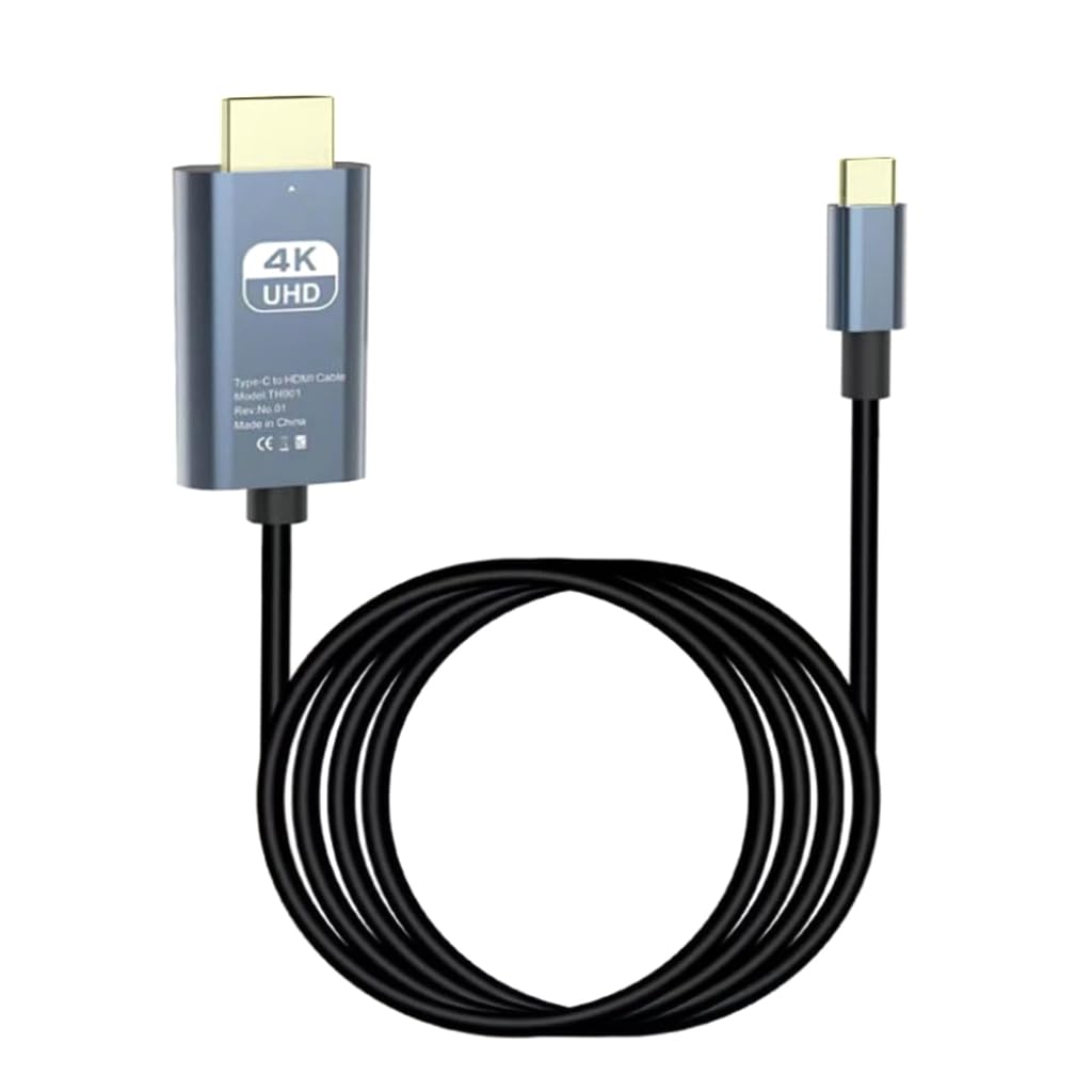 GMBYLBY USB C To HDTV 4K30Hz Cable For Mobile Devices Computers Gaming Consoles Clear And Stable Picture Without