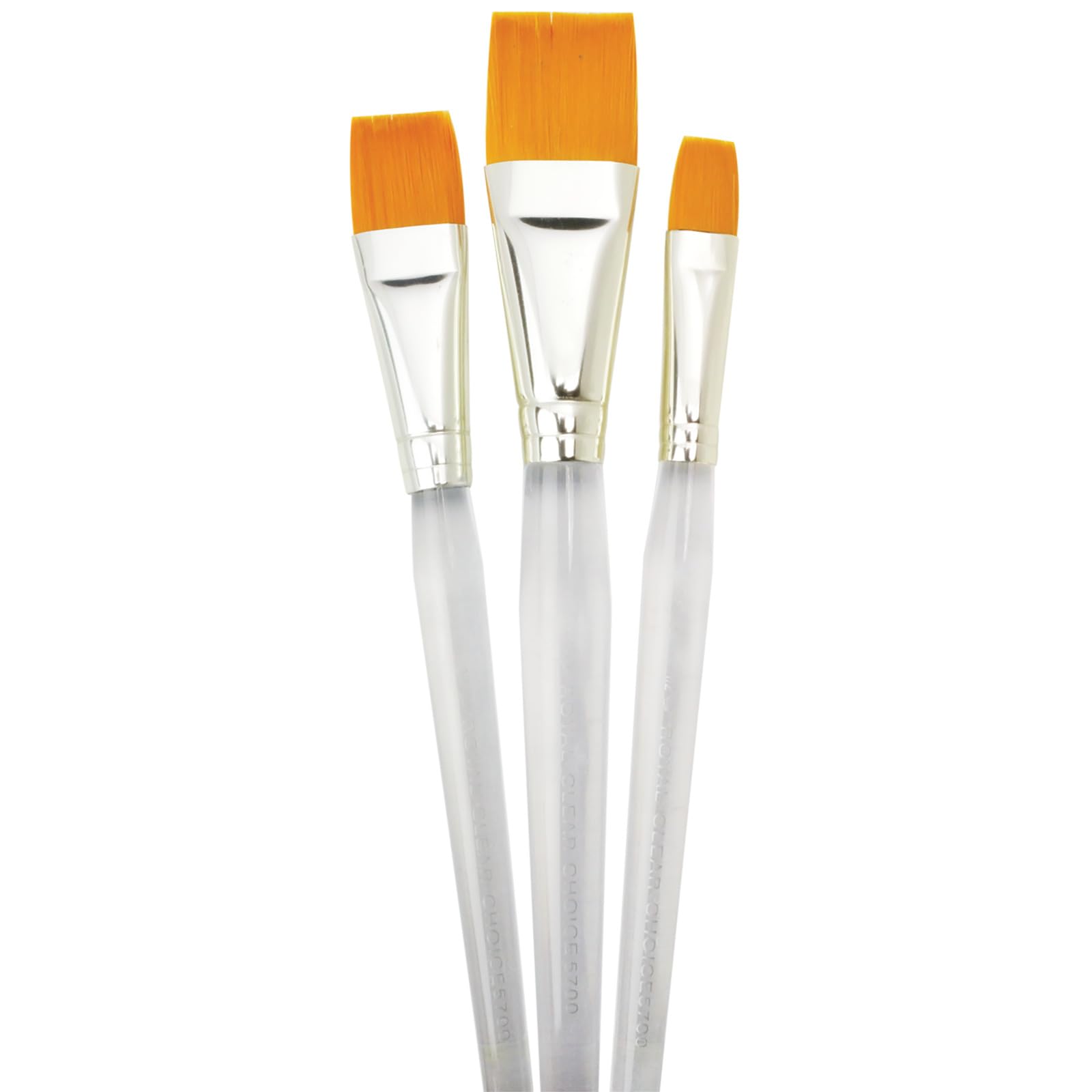 Royal and Langnickel All Media Glaze and Wash 3 Artist Paint Brush Set