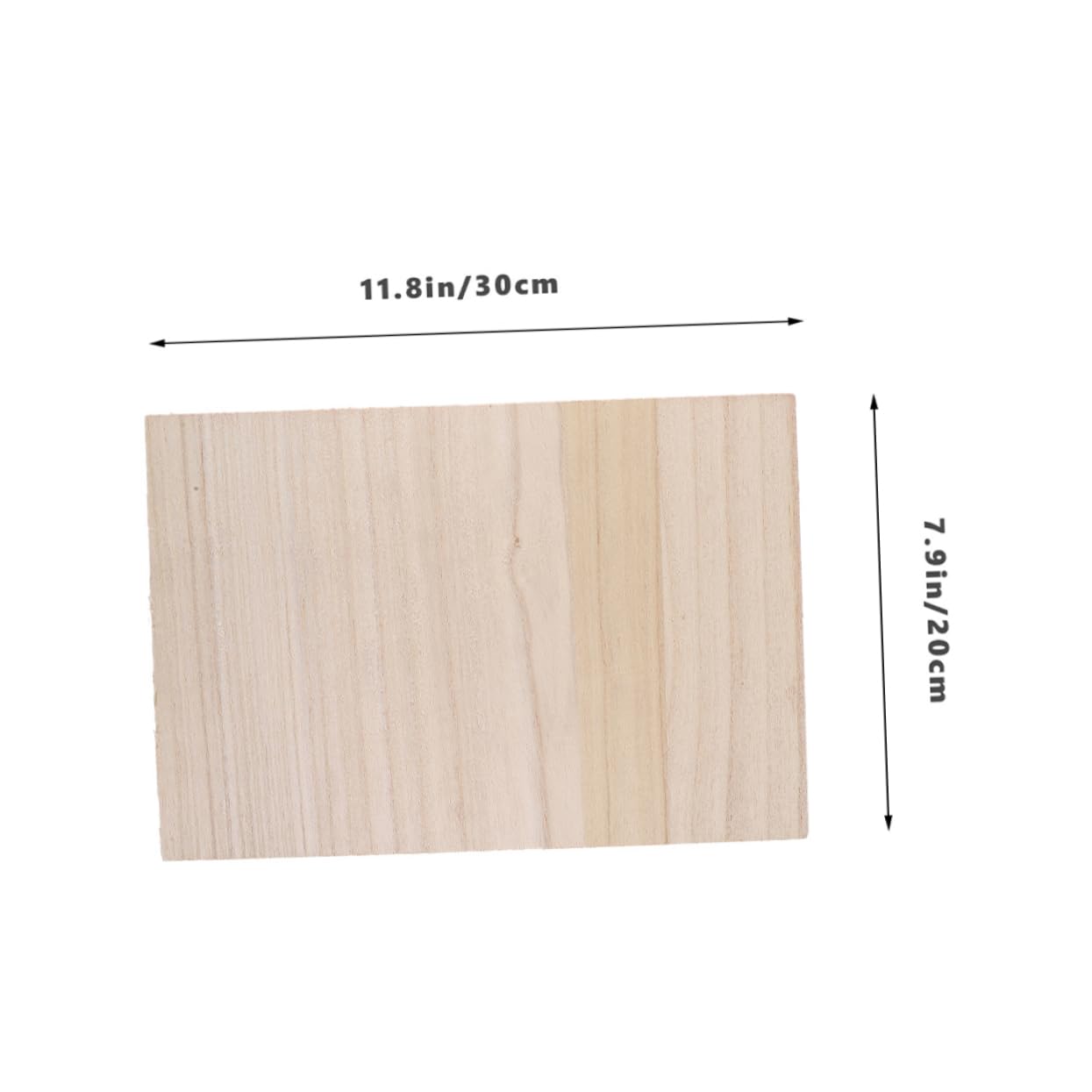 Hemoton Wooden Breaking Board Martial Arts Training Equipment Rebreakable Punching Board