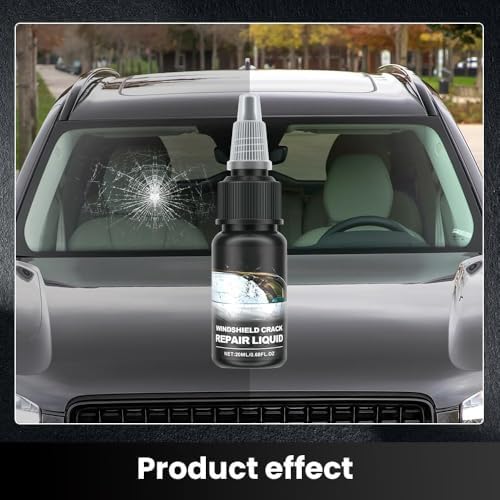 2026 Upgrade Car Windshield Crack Repair Kit, Windshield Repair Kit Car Glass Repair Kit for Cracks and Chips - 5