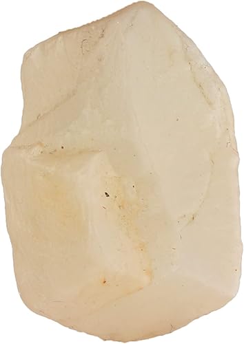 GEMHUB Cristal curativo de piedra lunar blanca natural de 46.4 quilates, piedra lunar blanca cruda, piedra preciosa áspera, gema suelta