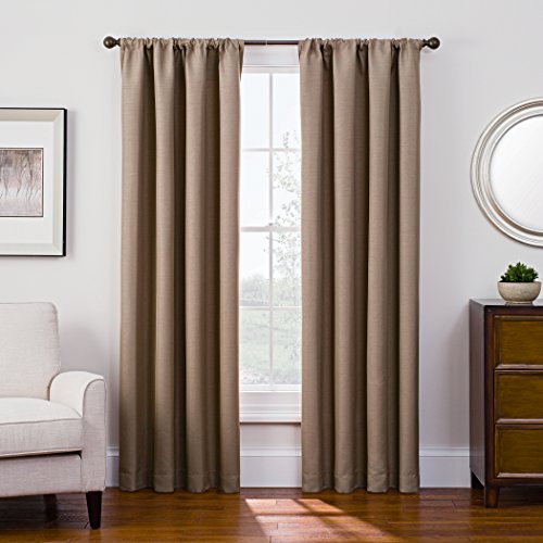 Keeco Domain Rod Pocket Style Room Darkening Window Panel, 52 x 95