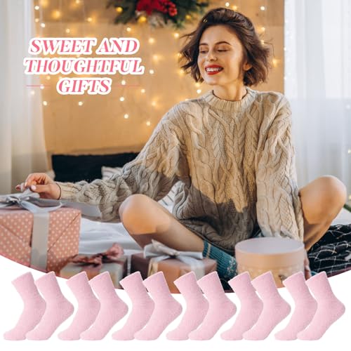 Image of Handepo 60 Pairs Women Fuzzy Socks Bulk