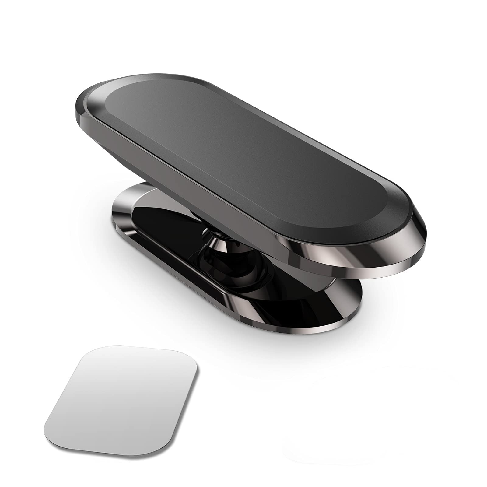 Cekell Black Car Phone Holder [Upgrade With 8 Strong Magnets] 360 Degree Rotating Magnetic Car Holder, Universal Magnetic Phone Holder Dashboard Holder, Suitable For Iphone, Samsung, Etc.