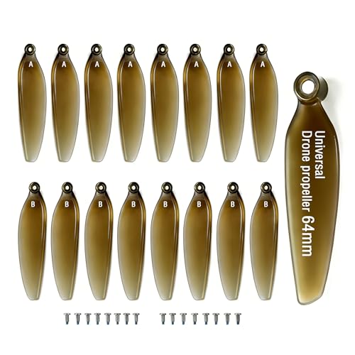16 PCS Eliche Universali per Droni, Pale di Ricambio Pieghevoli a Sgancio Rapido a Basso Rumore, Kit...