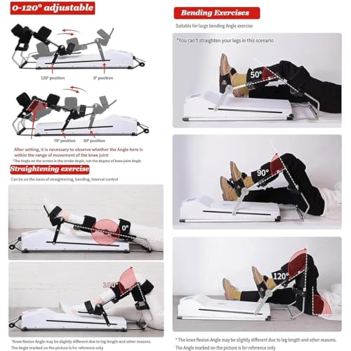 Ejercitador de rodilla ajustable para rehabilitación CPM miniatura 6