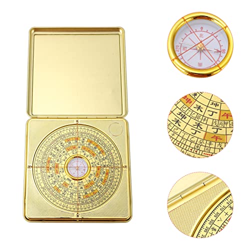Brújula Feng Shui Luo Pan portátil 4.72x4.72x0.90 in miniatura 6