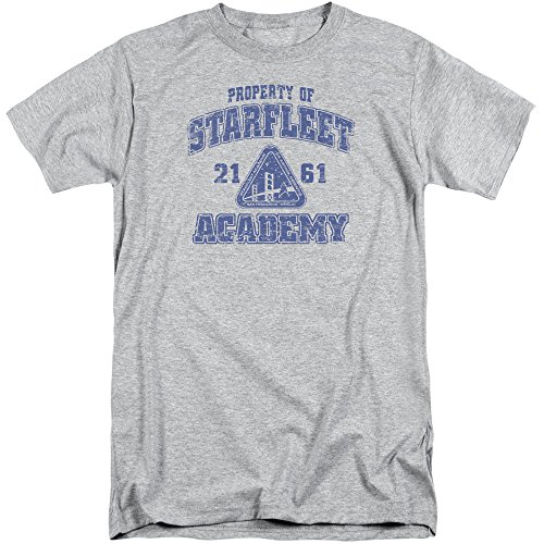 MMM Merchandising Star Trek Mens Old School Tall T-Shirt, XXX-Large, Athletic Heather