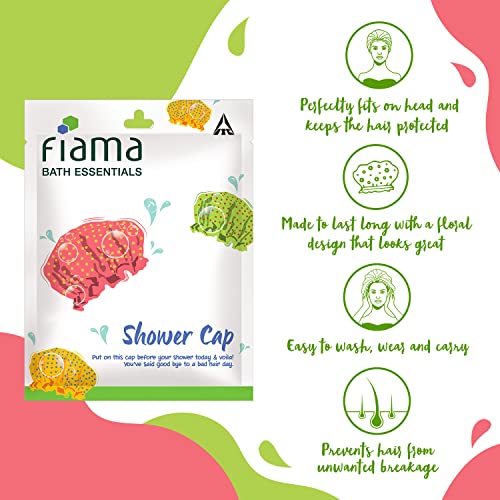 Fiama Bath Essentials Shower Cap, 1 Piece, Hair Cap for Bathing, Hair Protection - Image 5