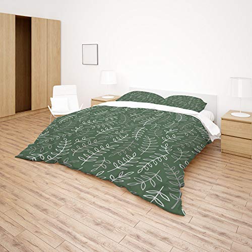 Parure de lit gris argenté chic en polyester ultra doux - 5