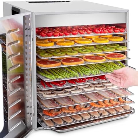 Kwasyo Dehydrator DA 1000 with 10 Trays Cover
