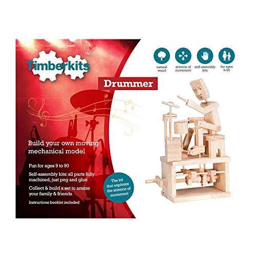 TIMBERKITS - Drummer - Wooden Model Kit - Image 2