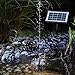 esotec Solar Teichpumpenset 5 160 LED, Wasserspiel Komplettset, LiFePO4 Akkubox, Sprinklerpumpe 160l/h, Erdspieß, Solarmodul 5W, Solarbrunnen draußen, Springbrunnenpumpe Fontäne, 101920