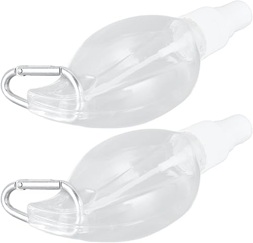 Recipiente vacío para líquidos, reutilizable de 1.7 fl oz, llavero vacío, botella de viaje, portátil, transparente para la mano (hoja de arce en