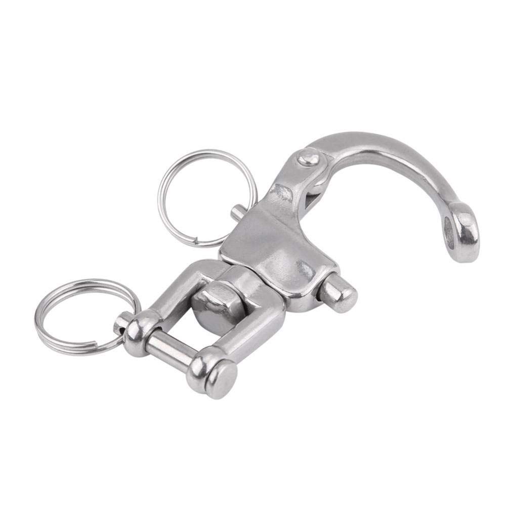 Mousqueton Pivotant 316L 70mm Pour Gréement, Fermoir Sécurisé Pour Drisse De Voilier Et Accastillage Bateau