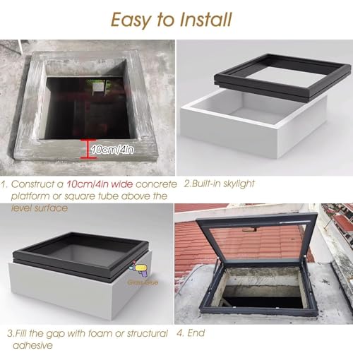 Claraboya de Techo para Solárium Luminoso y Ventana de Atico a Medida 6