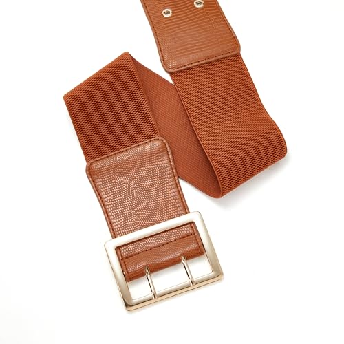 Wide Belts for Women Dresses Stretchy Elastic Belts Fashion Cinch Waist Belt for Women4