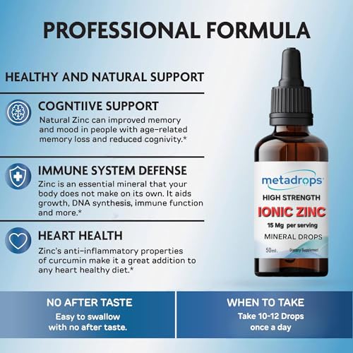 Image of Premium Ionic Zinc, 50ml - High Dose, Rapid Absorption for Optimal Health