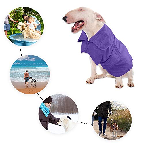 Accappatoio Asciugamano per Cani, Ad Asciugatura