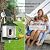 Smart Bird Feeder with Camera, AI Identify Bi rd Species Solar Powered,Full HD Live Video Bird Feeder Camera, 2.4Ghz WiFi, Instant Arrival Alerts - Best Gifts for Bi rd Lover