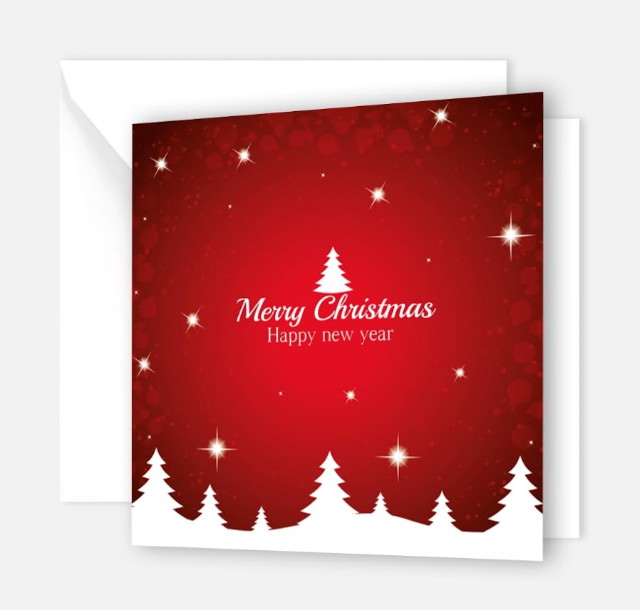 Cartes de Noël de qualité supérieure : lot de 30 cartes pliantes professionnelles