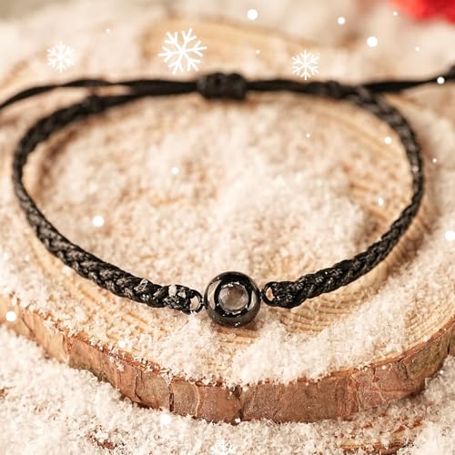 SUPHELPU Bracelet with Picture inside,Photo Bracelet Customized Picture, Memorial Gifts for Loved One4