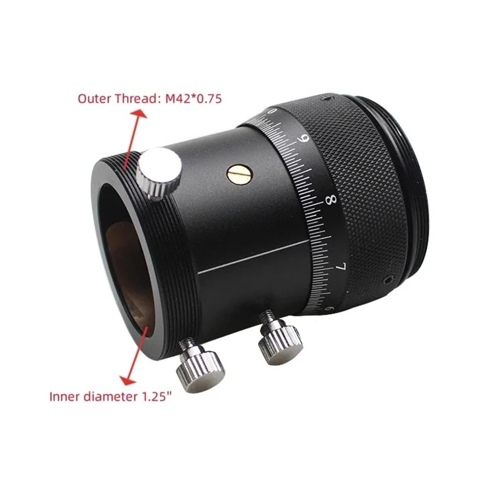 Focalisateur Double Hélicoïdal De Haute Précision, Léger Et Compact, Course De Mise Au Point De 10 Mm, Alliage D'aluminium, Pour Télescope Astronomique