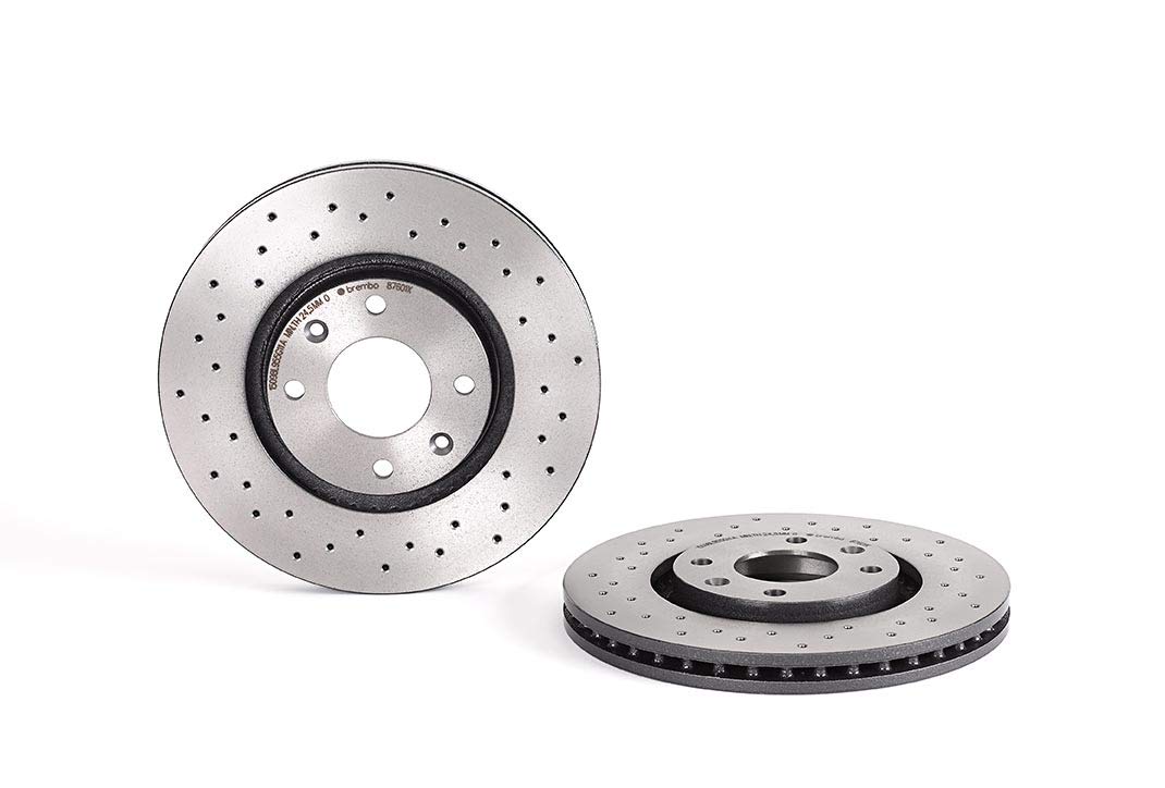 Disque De Frein BREMBO 09.8760.1X - Diamètre 283mm, Épaisseur 26mm - Pour Freinage Performant