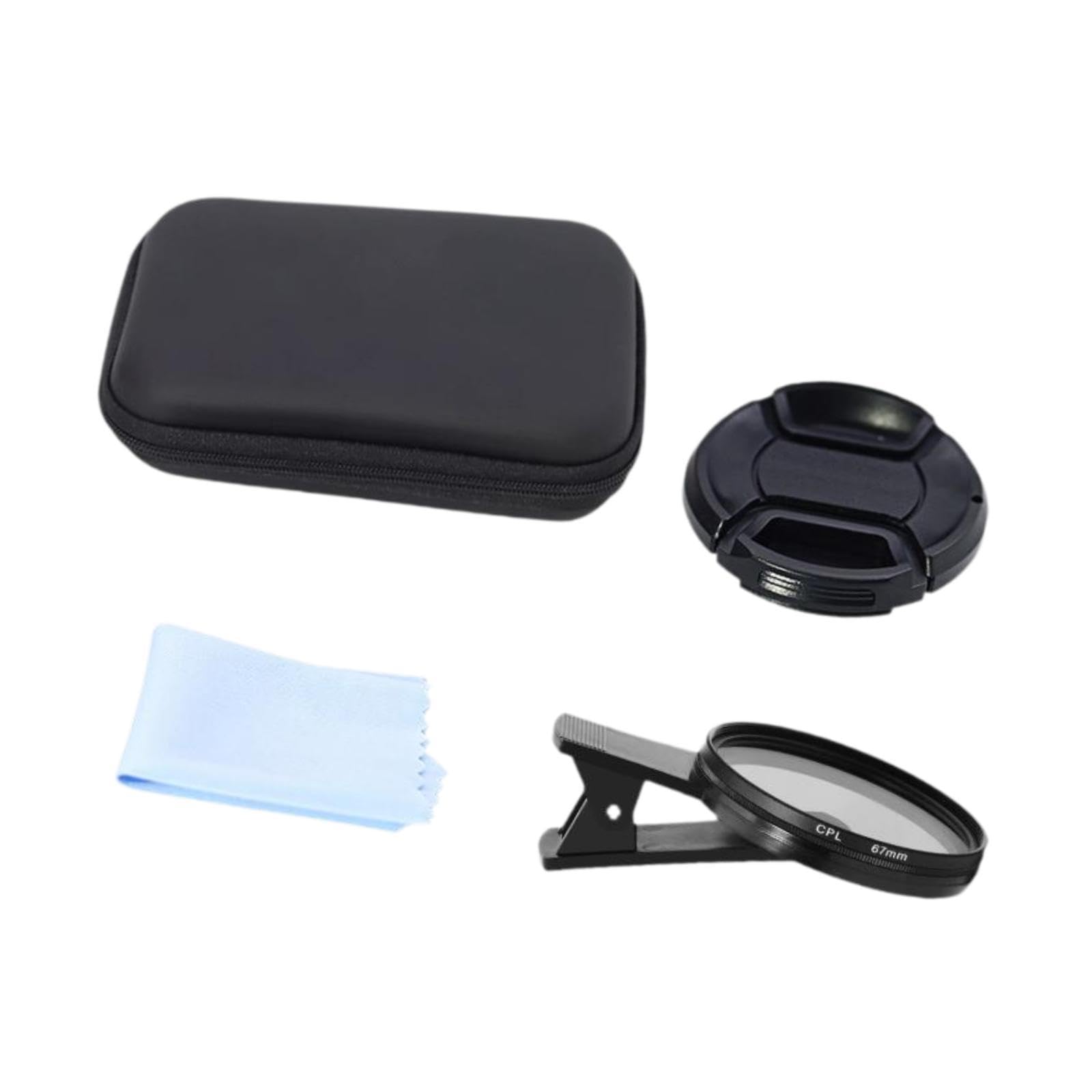 5 set di 67 mm CPL filtro polarizzatore obiettivo fotocamera per la maggior parte dei modelli di cellulari tipo C