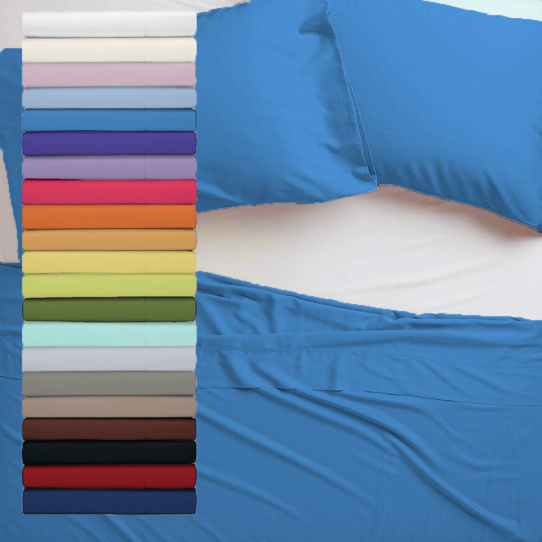 Lenzuolo Sotto Con Angoli 100% Cotone - 180x210cm, Altezza 25cm, Colore Tortora, Made In Italy - Foto 6