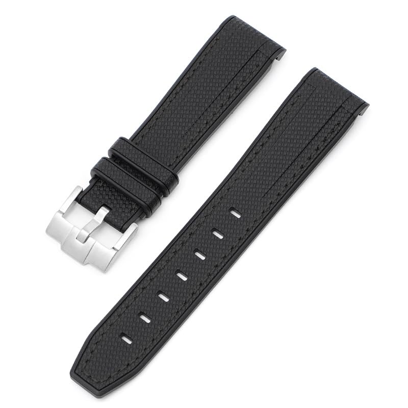 Bracelet montre 20mm étanche en caoutchouc idéal pour le sport et le quotidien