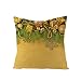Poszewka na poduszkę świąteczna złota kreskówka poszewka na poduszkę z nadrukiem do 45 × 45 cm dostosuj poduszka samochodowa Sofa kwadratowa poszewka na poduszkę do domu-9
