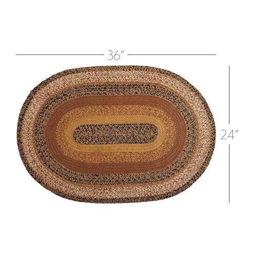 Vhcbrandskettlegrovejuteovalarearugprimitivecountrystyledetachednonskidpad24x36 Urban Country Home Decor Vhc brands kettle grove jute oval area rug primitive country style detached non skid pad 24×36 urban country home decor