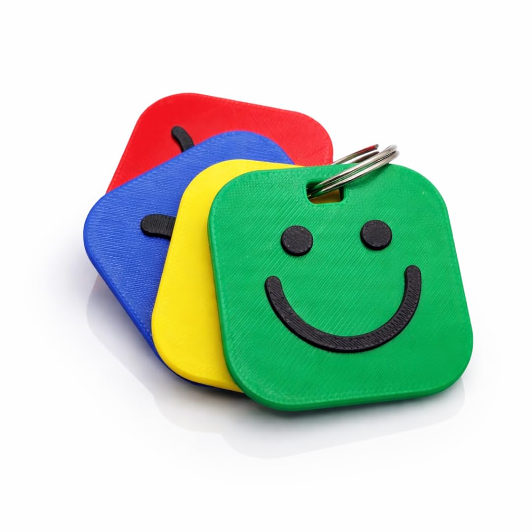 Triformia | Emotion Keyring Set – Feelings Communication Tool for Children & Adults | Colour Emotion Faces for Behaviour Communication | SEN Support for Autism & ADHD | Eco Friendly PLA