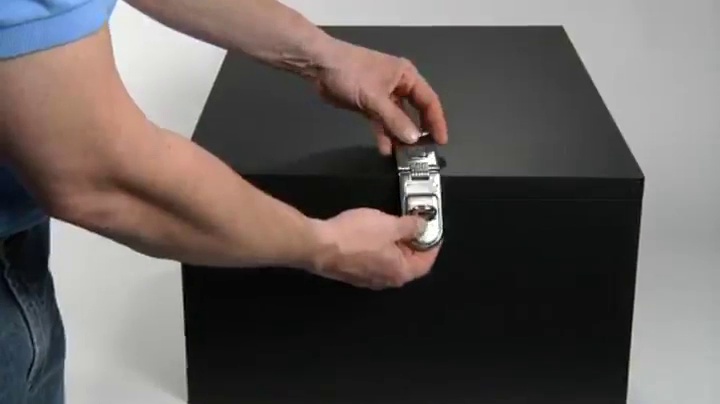 Master Lock Hasp, Zinc Plated Hasp with Hardened Steel Locking Eye