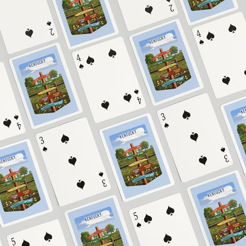 Naipes Kentucky Signpost Orchard, 52 cartas póker miniatura 4