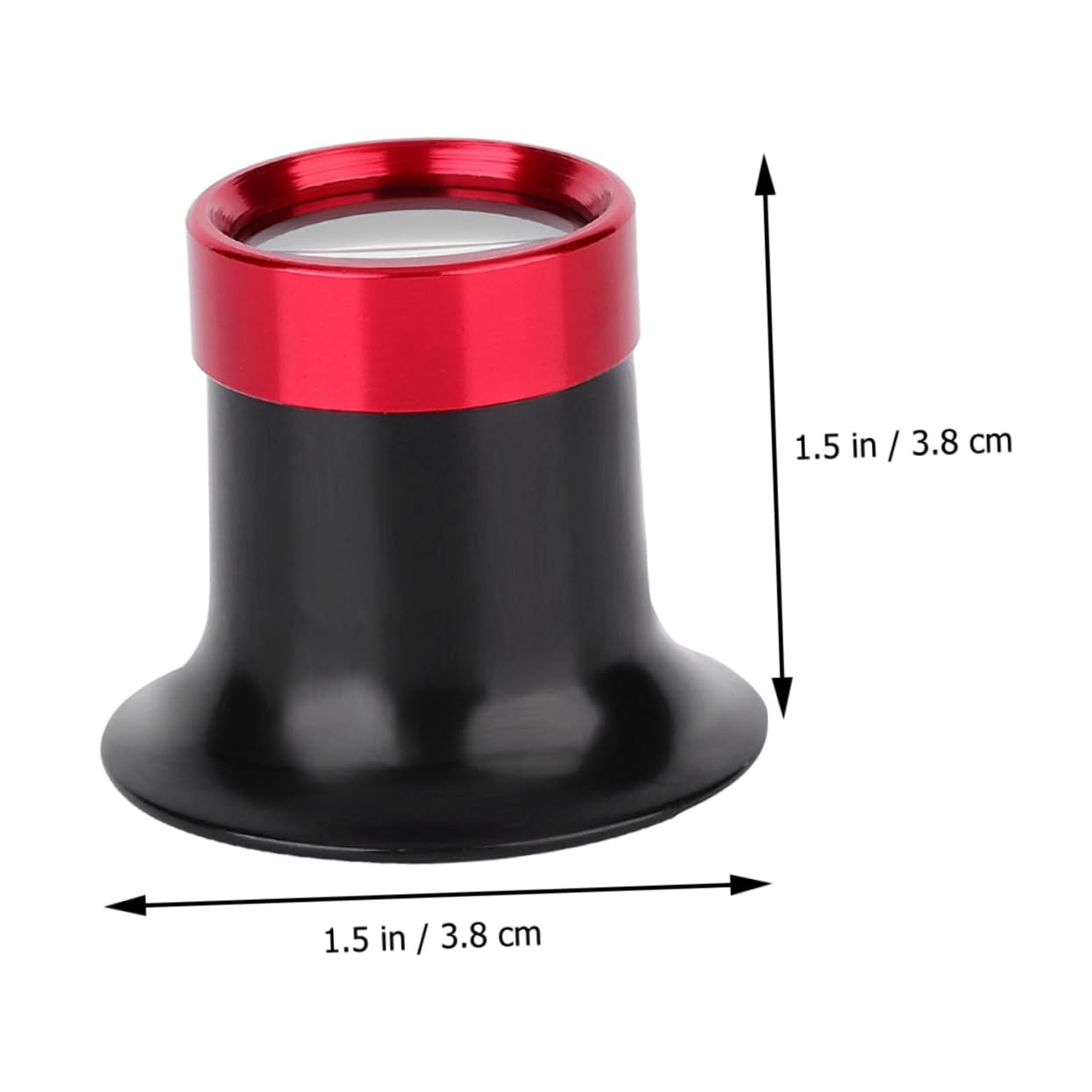 NUOBESTY 10x Magnifying Glass Watch Repair Loupe Jewelry Repair Magnifier 2-Pack