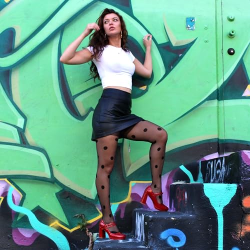 Millennials In Motion Sheer Elegance Patterned Tights3