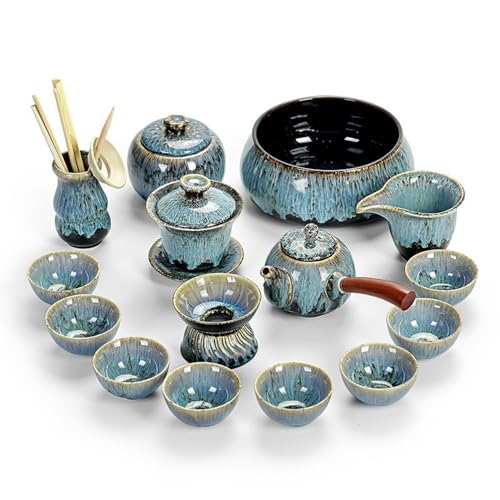 Jarra de Vidrio Tazón de té cerámica, taza, tazón, juego for reuniones oficina Jarra de Té Helado
