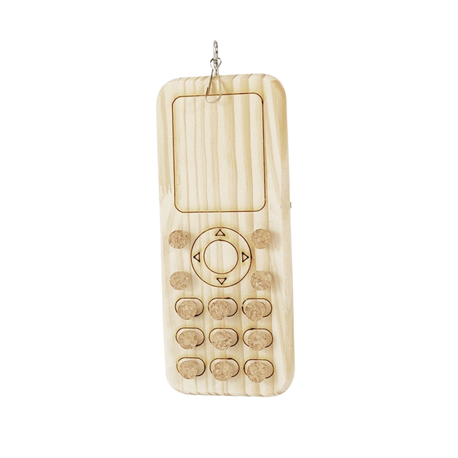 predolo Parrot Toy Puzzle Bird Chewing Toy Cockatoo Cork Toy, Phone