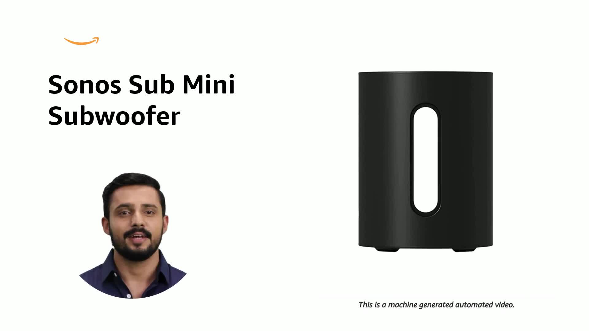 Sonos Sub Mini | Compact Wireless Subwoofer with Bold Bass