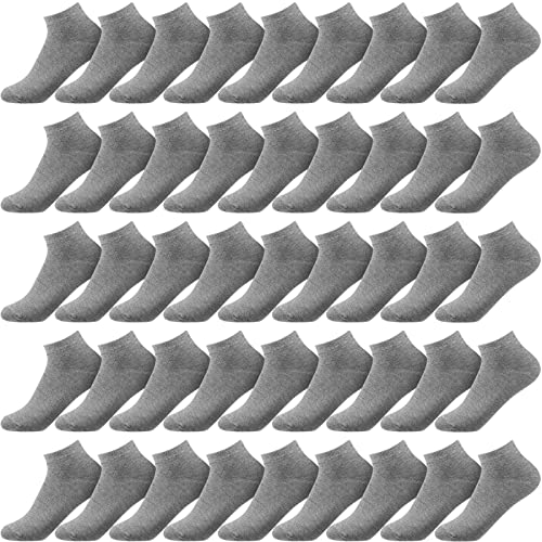 Image of Syhood 60 Pairs No Show Socks Bulk Low Cut Socks for Men Women Unisex Thin Cotton Boat Liner for Homeless Casual Sports Tab