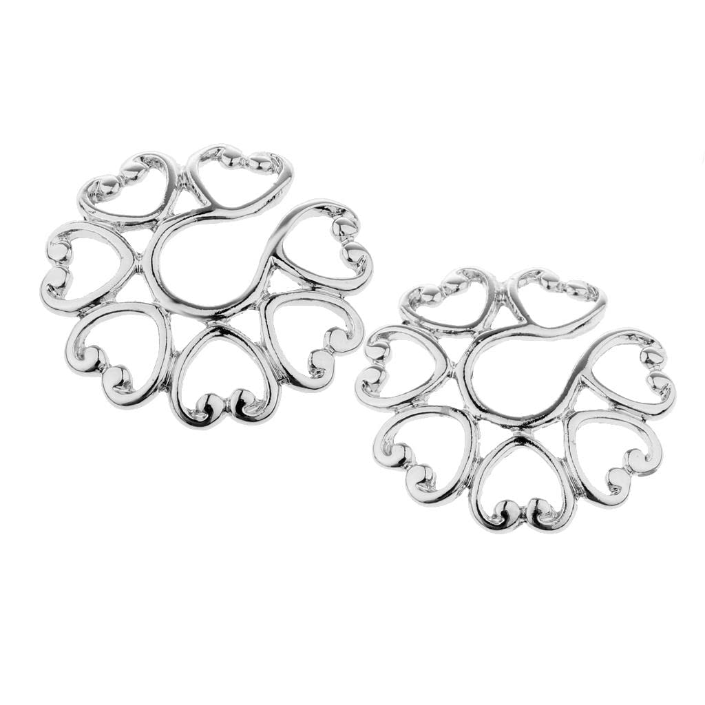 CALANDIS® Vintage Tribal Love Hearts Clip On Non-Pierce No Pierced Fake Nipple Rings (B0BGY1JFBX) Amazon Price History, Amazon Price Tracker