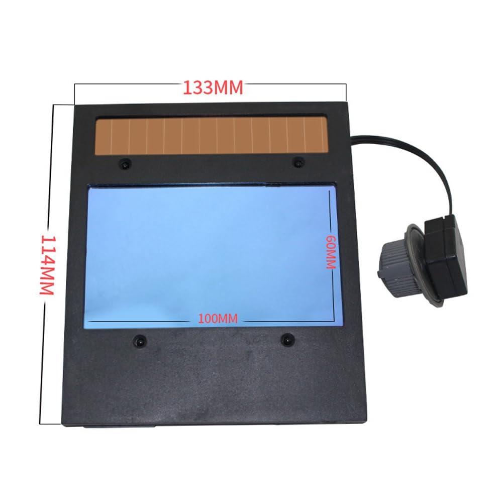 Lente Per Casco Di Saldatura, Lente Per Casco Per Saldatura Ad Oscuramento Automatico, 42 X 92mm LCD Lente Per Casco Per Saldatura Con Pannello Solare - 9