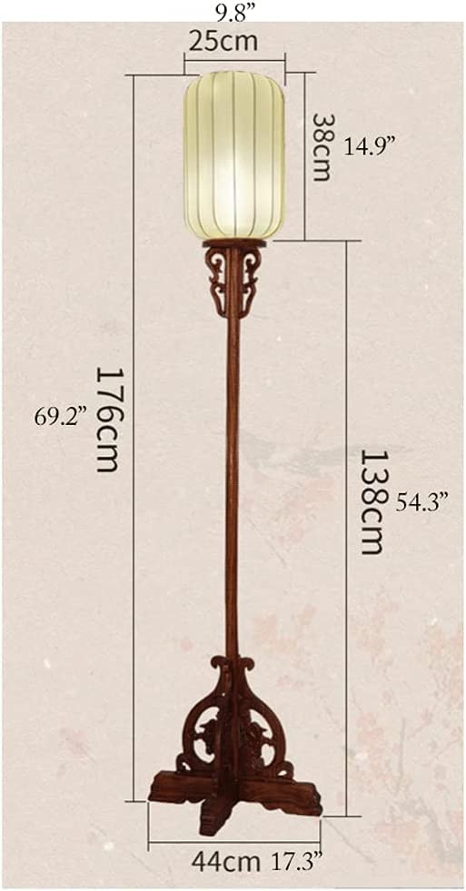 Amazon.com: uhyOHF Rosewood Floor Lamp Vintage Antique Standing