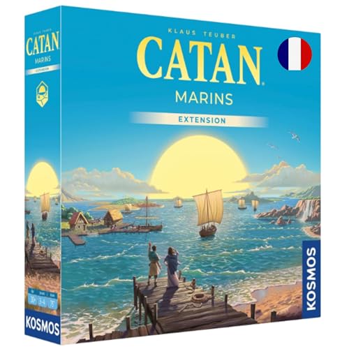 Asmodee - Catan -Extension : Marins - Jeux de société - Jeu de Plateau et de stratégie pour Adultes et Enfants à partir de 10 Ans, 3 à 4 Joueurs, Version...